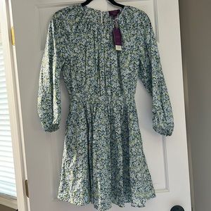 J. Crew Palermo smocked-waist mini dress in Liberty® Thorpe Hill fabric Small